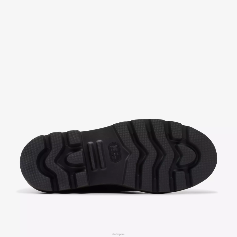 HZVP722 costura badell nubuck negro Clarks