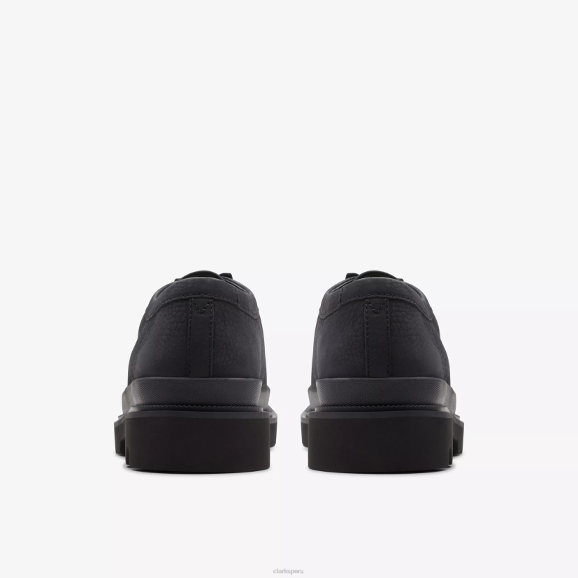 HZVP722 costura badell nubuck negro Clarks