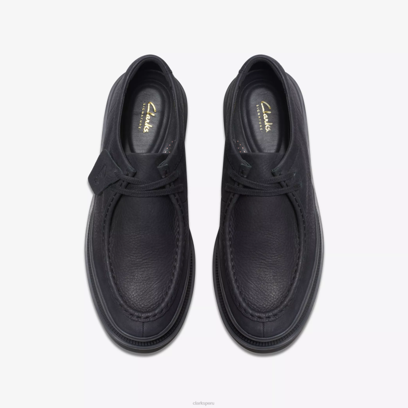 HZVP722 costura badell nubuck negro Clarks