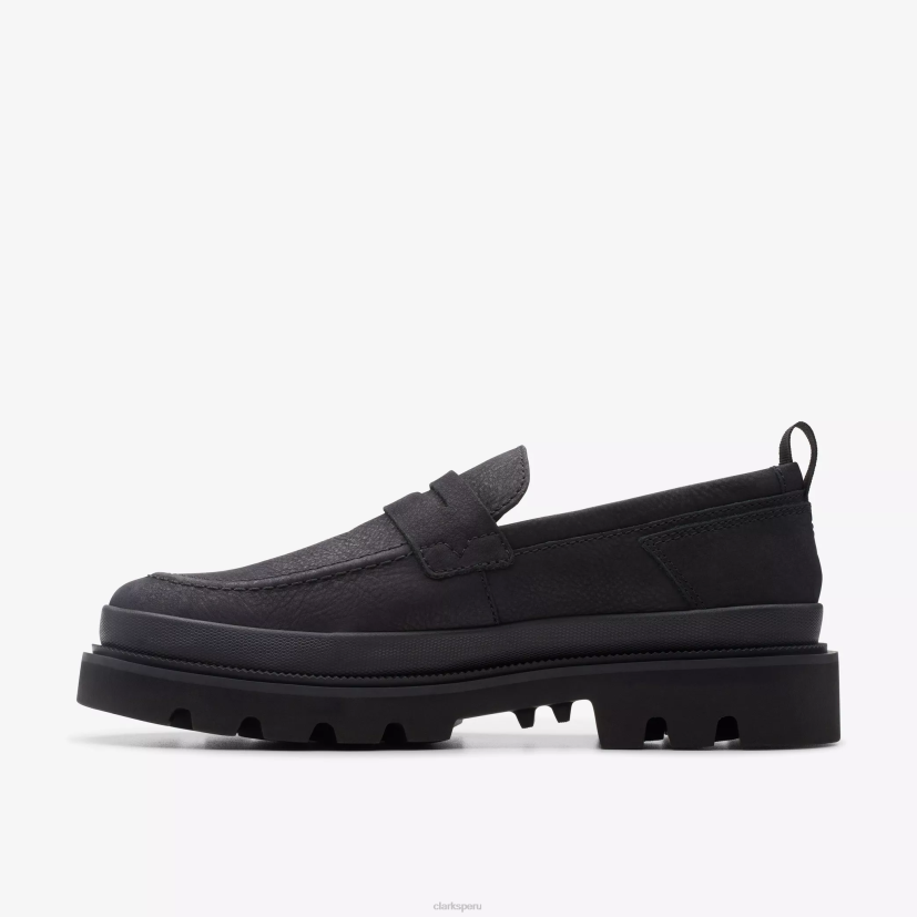 HZVP724 paso badell nubuck negro Clarks