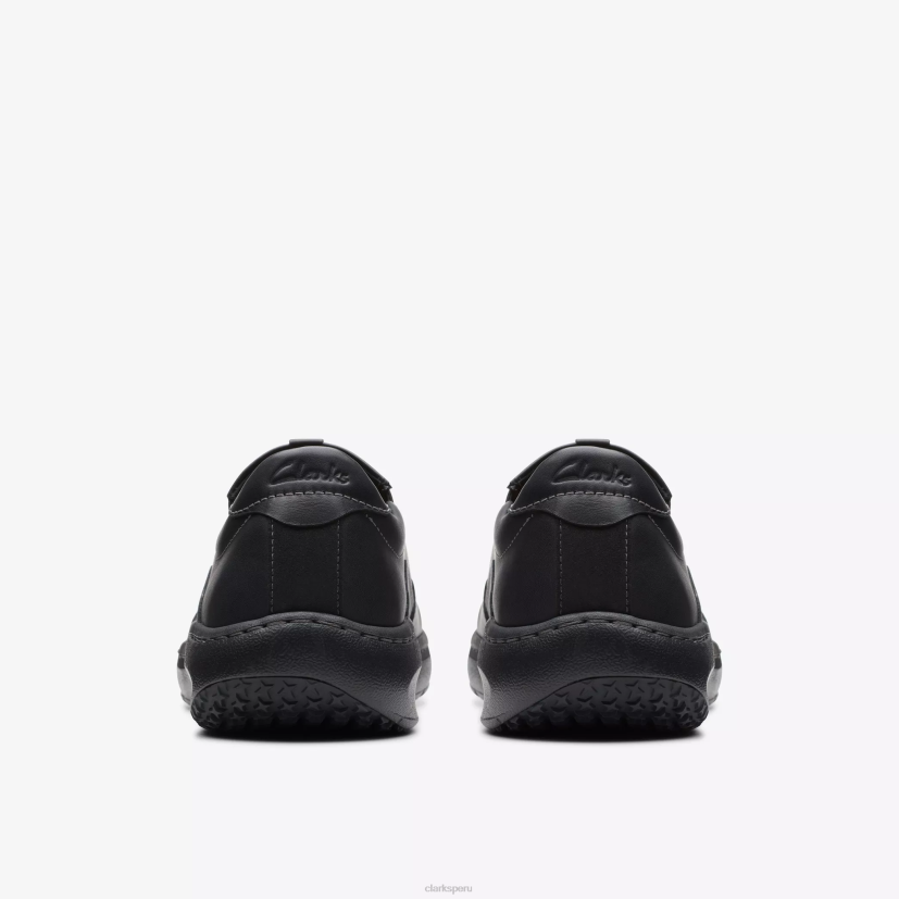 HZVP727 clarks pro paso cuero negro Clarks