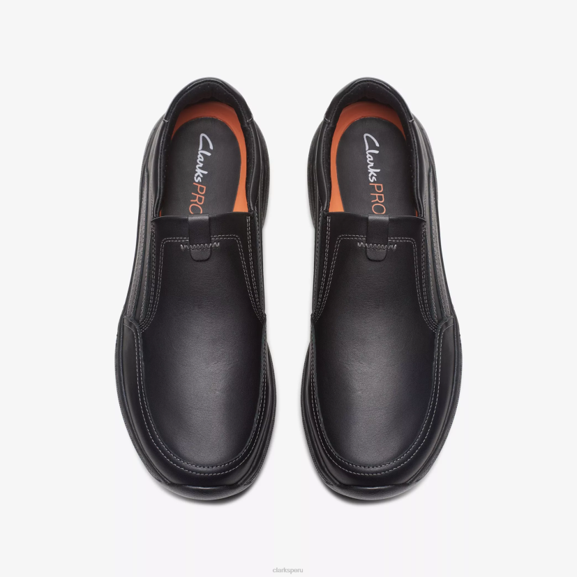 HZVP727 clarks pro paso cuero negro Clarks