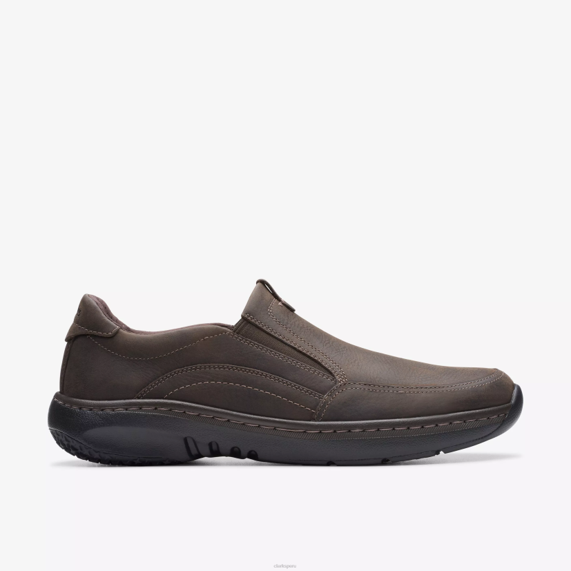 HZVP728 clarks pro paso marrón oscuro caído Clarks