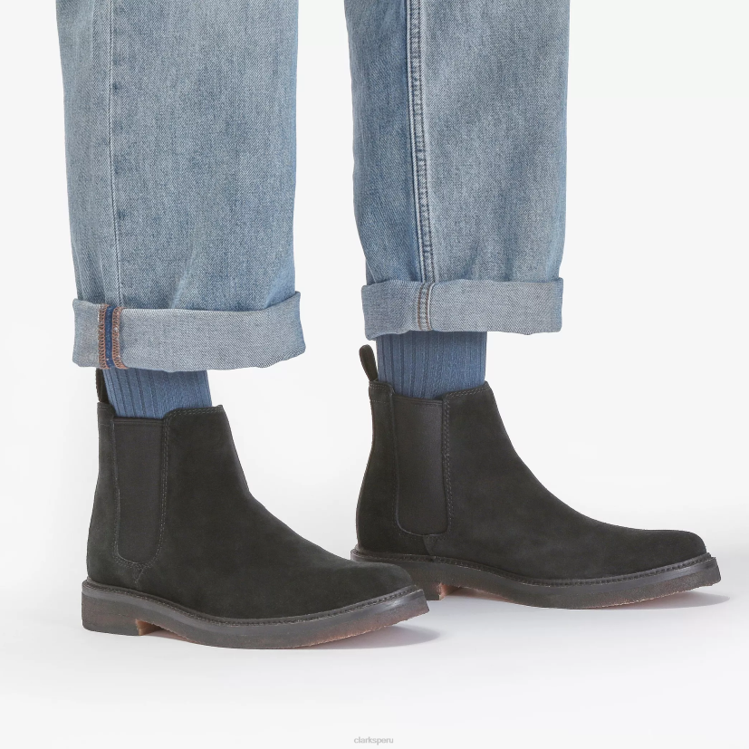 HZVP734 clarkdale fácil ante negro Clarks