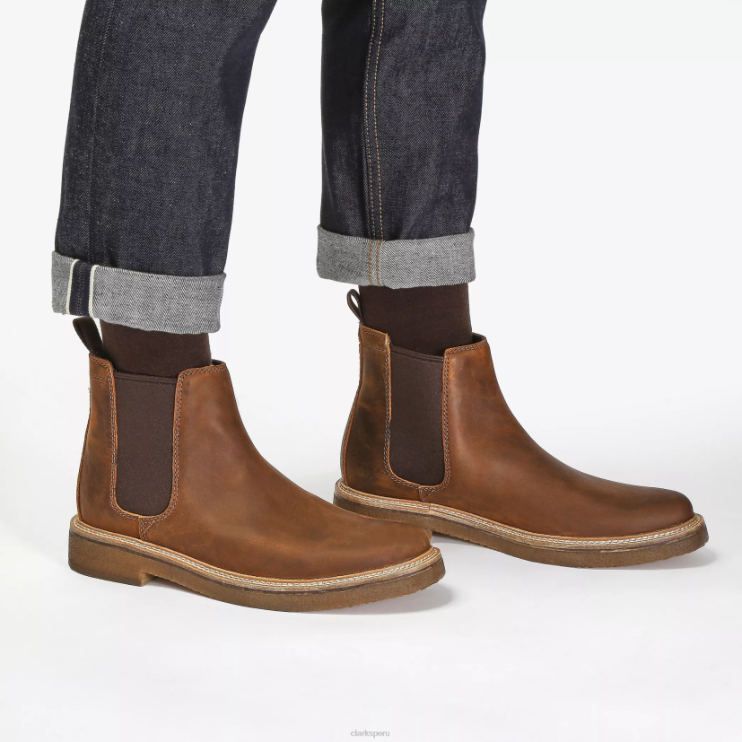 HZVP736 clarkdale fácil cuero de cera de abejas Clarks