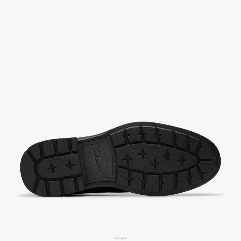 HZVP739 un condado bajo cuero marrón Clarks