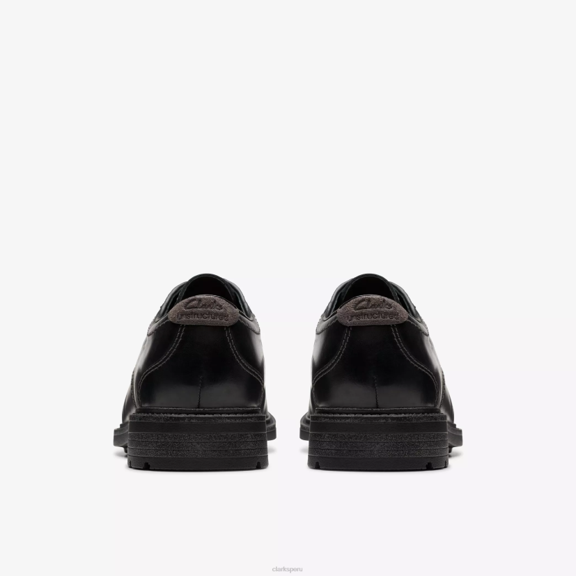 HZVP741 un condado bajo cuero negro Clarks