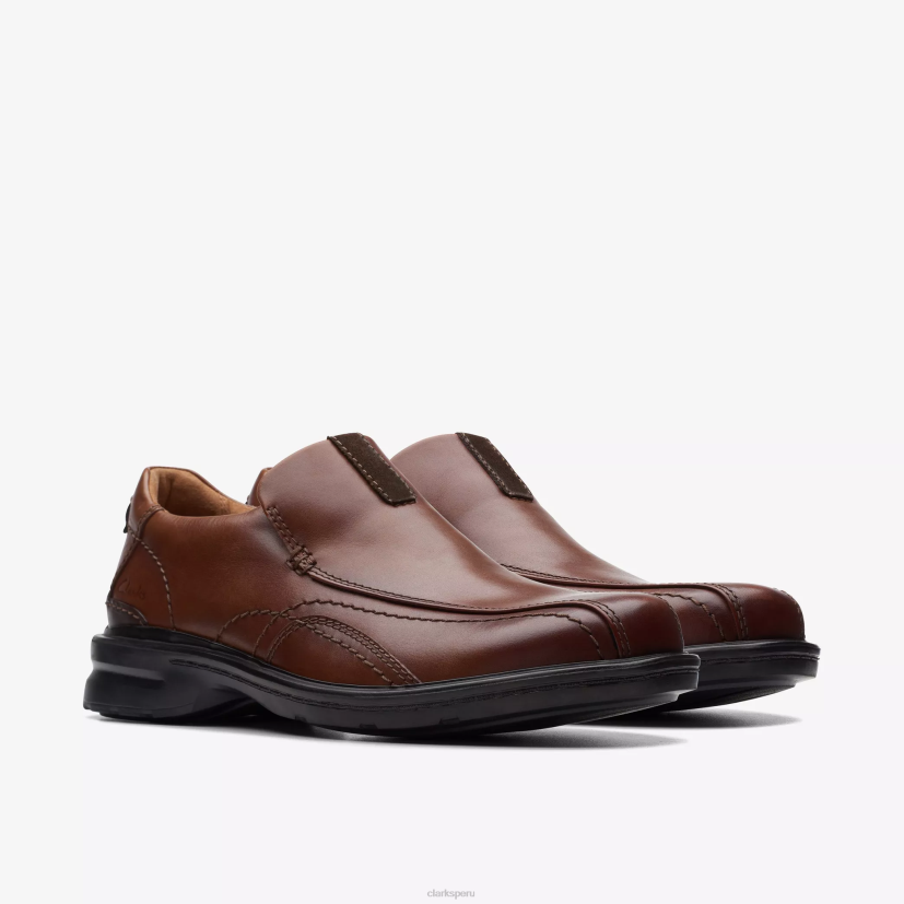 HZVP742 paso gessler cuero bronceado oscuro Clarks