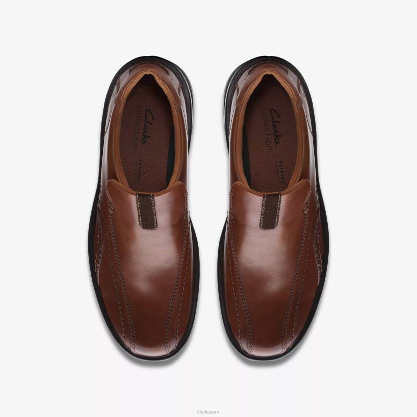 HZVP742 paso gessler cuero bronceado oscuro Clarks