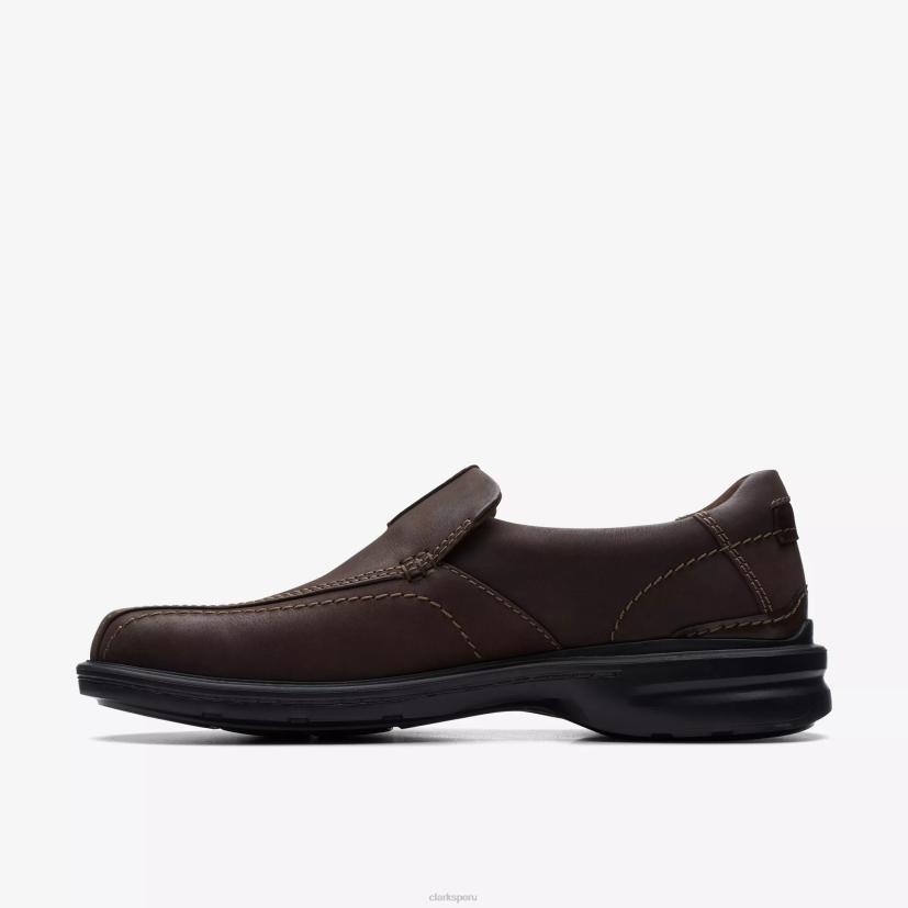 HZVP744 paso gessler cuero marrón oscuro Clarks