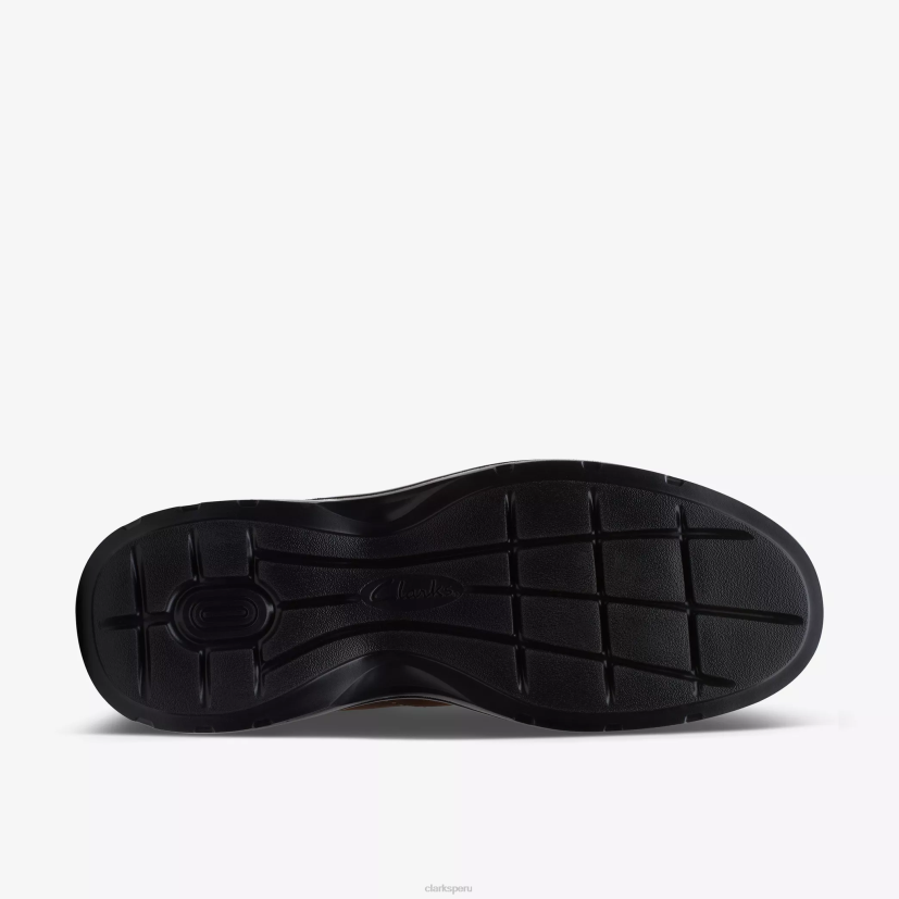 HZVP744 paso gessler cuero marrón oscuro Clarks