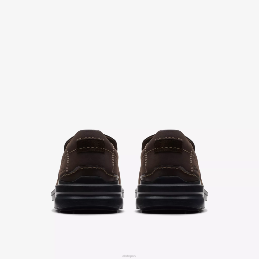 HZVP744 paso gessler cuero marrón oscuro Clarks