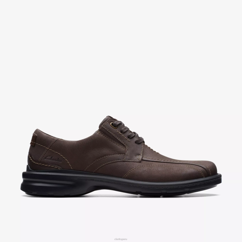 HZVP746 encaje gessler cuero marrón oscuro Clarks