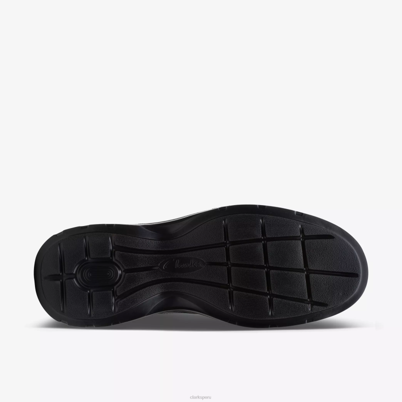 HZVP747 encaje gessler cuero negro Clarks