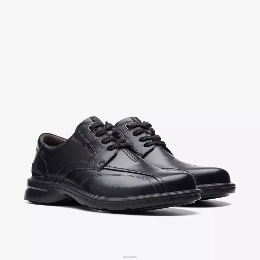 HZVP747 encaje gessler cuero negro Clarks
