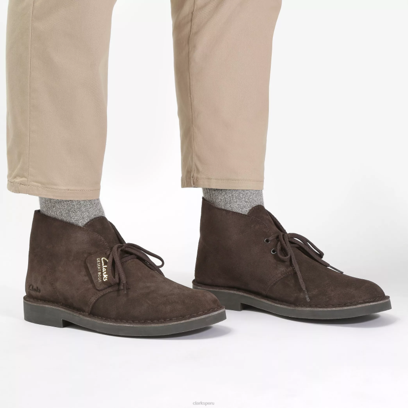 HZVP751 bota desierto evo gamuza marrón oscuro Clarks