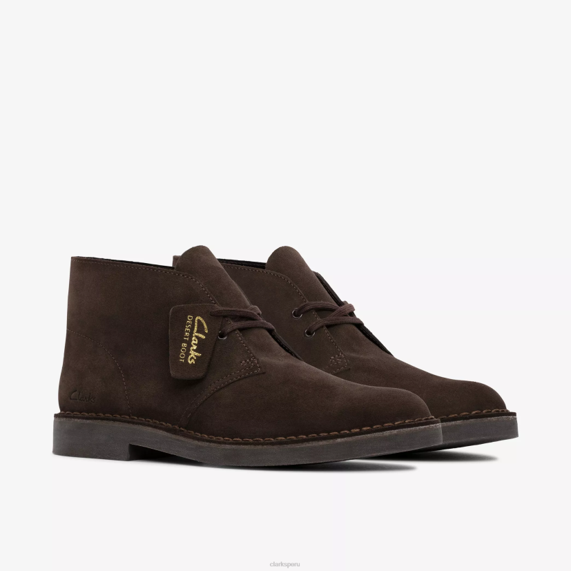 HZVP751 bota desierto evo gamuza marrón oscuro Clarks