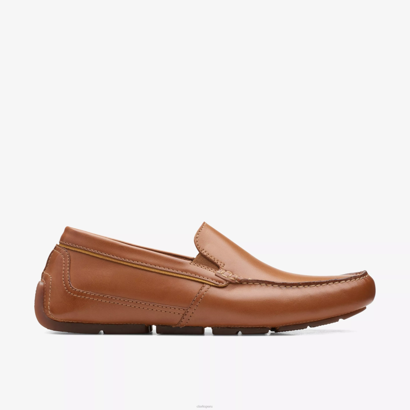 HZVP752 tirador llano cuero marrón Clarks