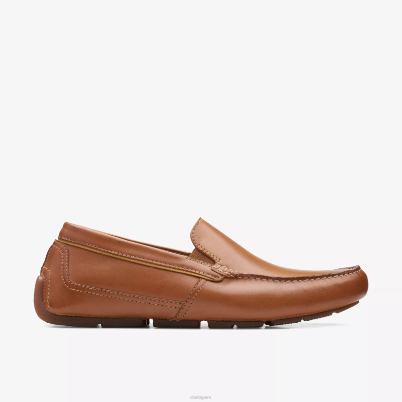 HZVP752 tirador llano cuero marrón Clarks