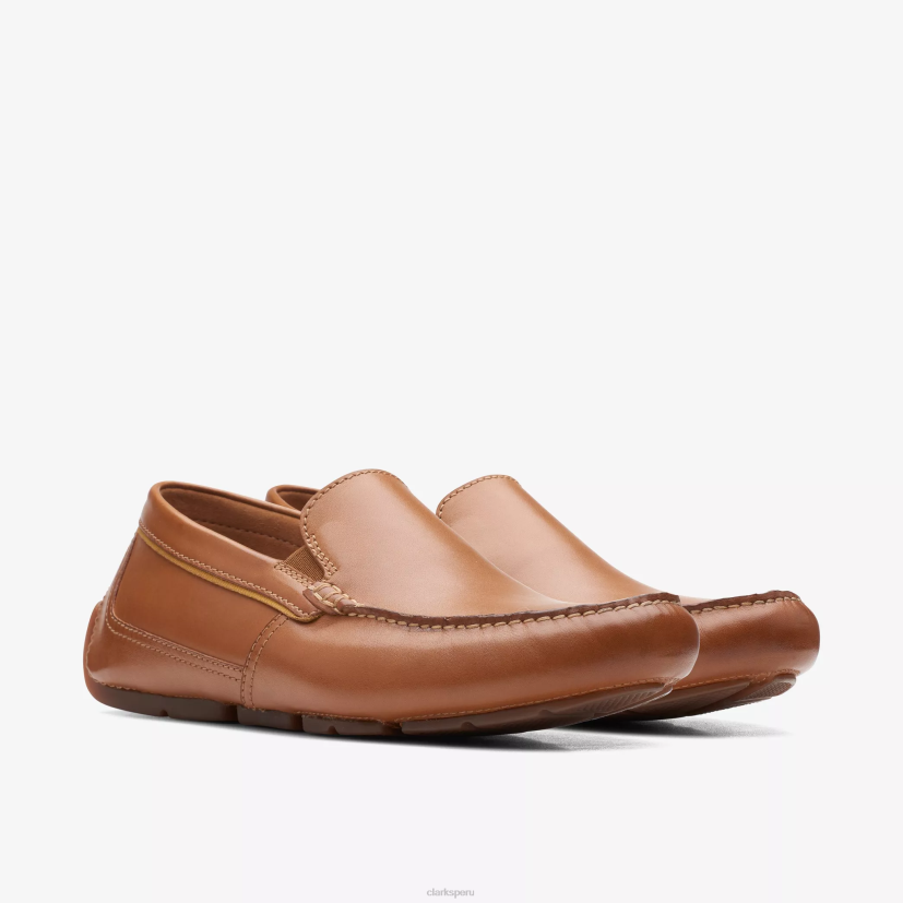 HZVP752 tirador llano cuero marrón Clarks