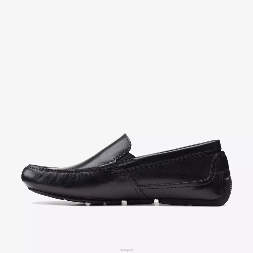 HZVP754 tirador llano cuero negro Clarks