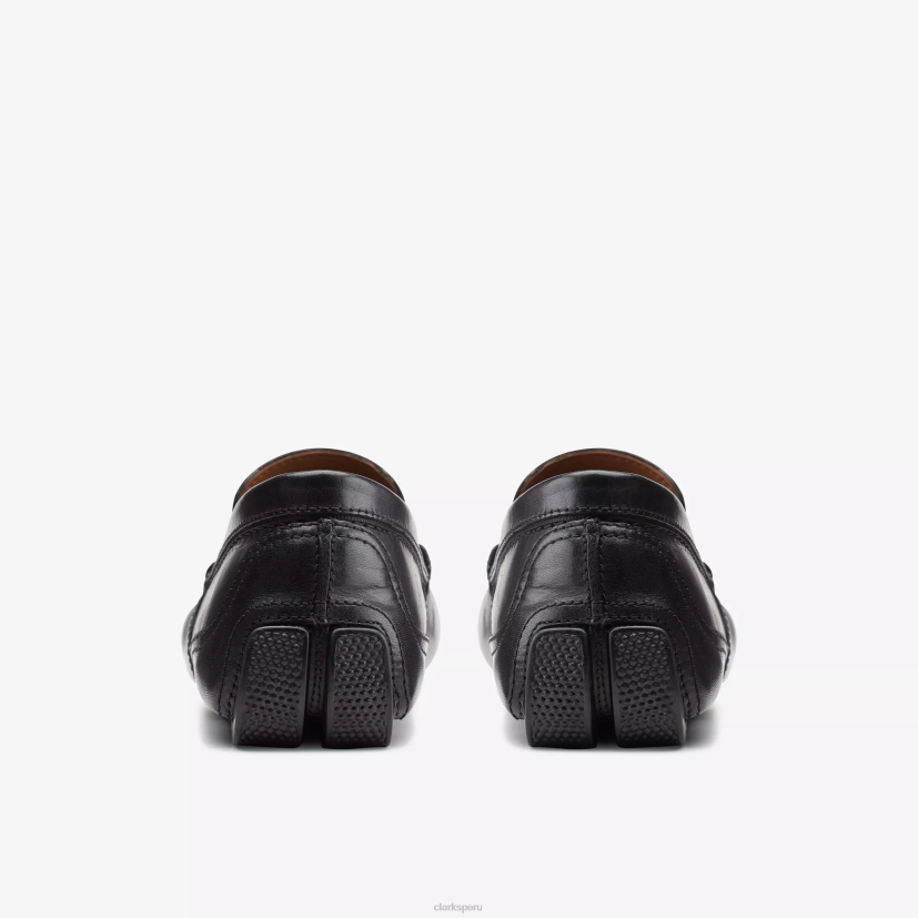 HZVP754 tirador llano cuero negro Clarks