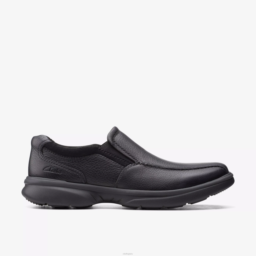 HZVP758 paso de bradley cuero negro caído Clarks