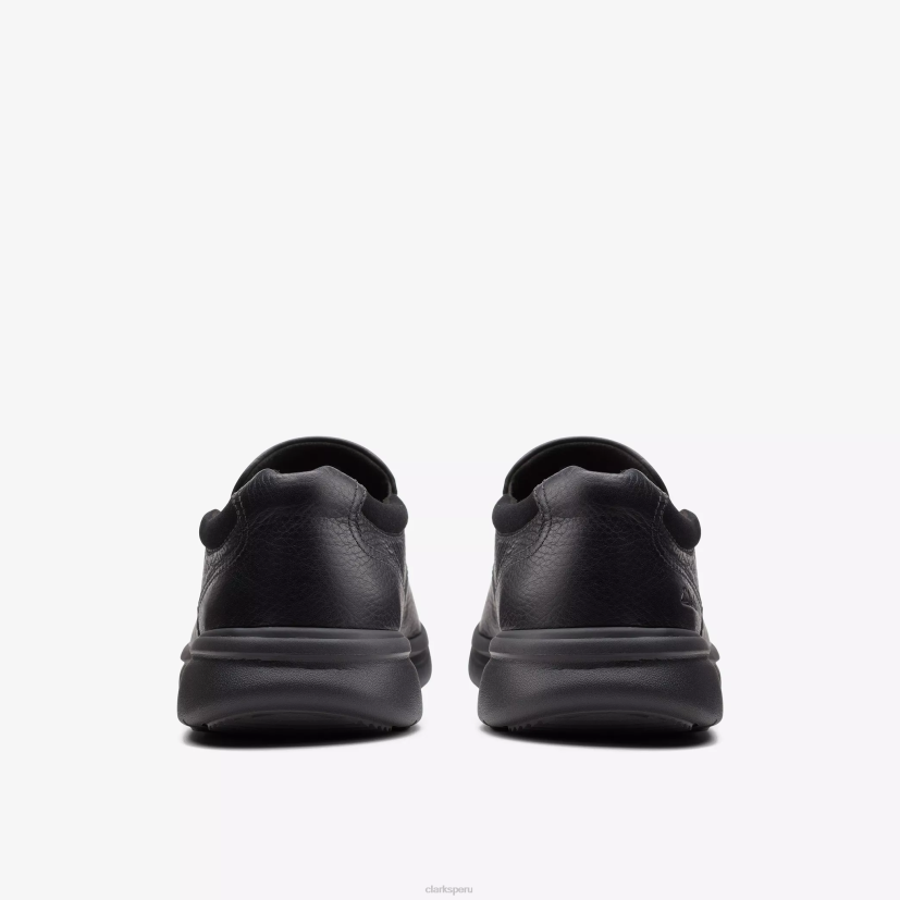 HZVP758 paso de bradley cuero negro caído Clarks