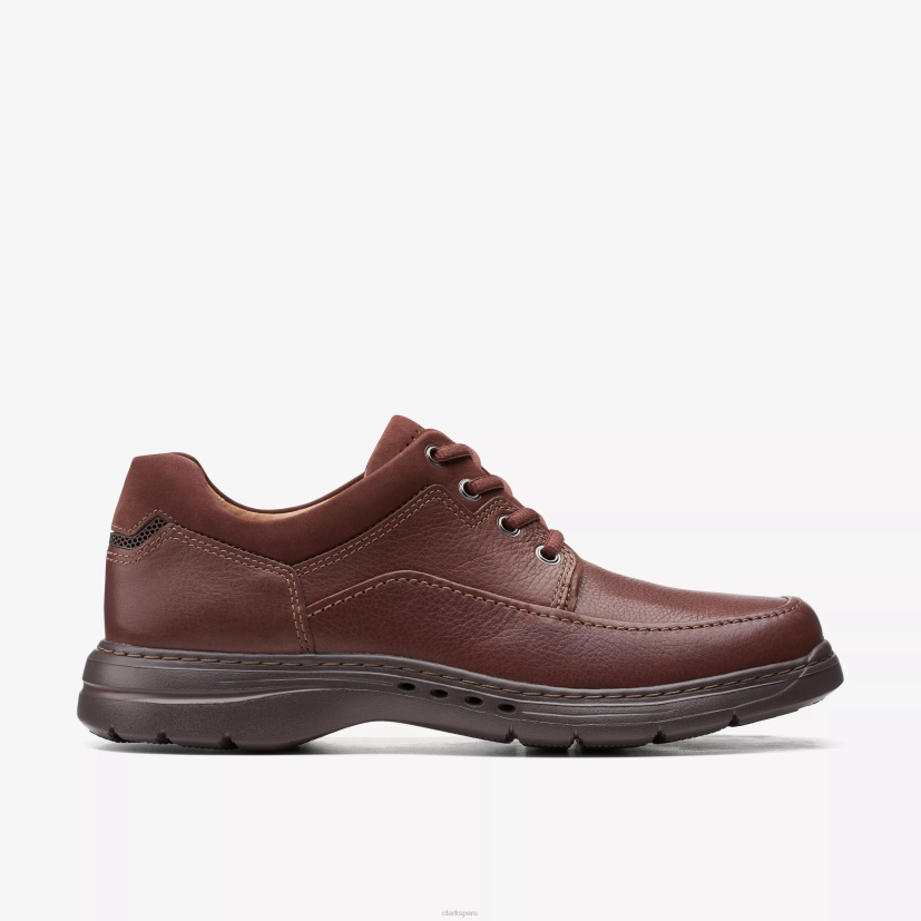 HZVP759 encaje brawley cuero caoba Clarks