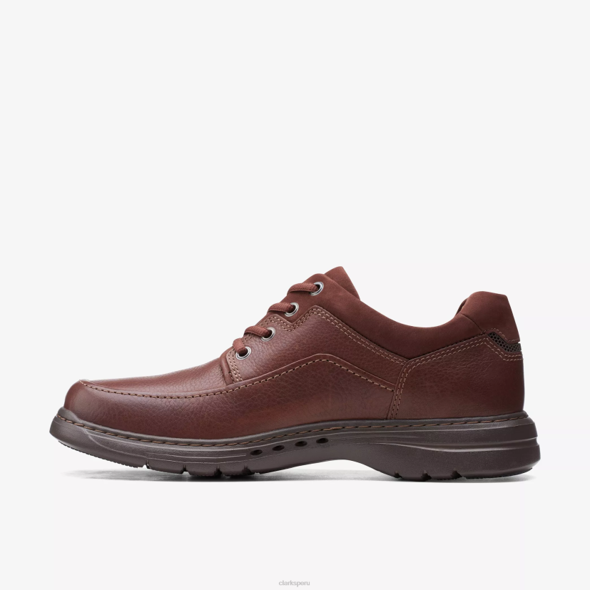 HZVP759 encaje brawley cuero caoba Clarks