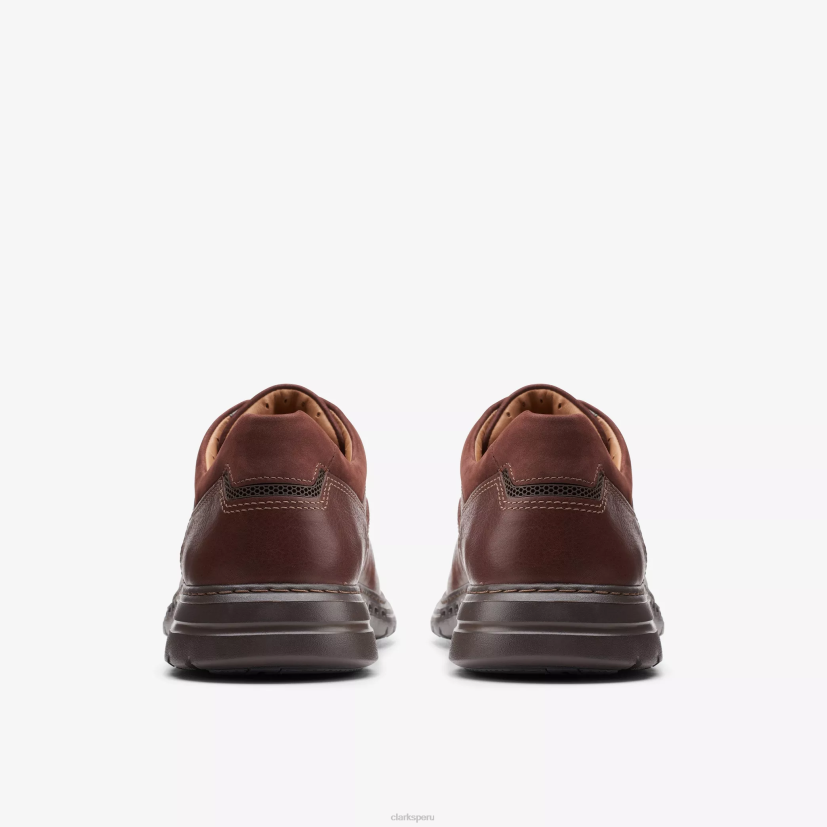 HZVP759 encaje brawley cuero caoba Clarks