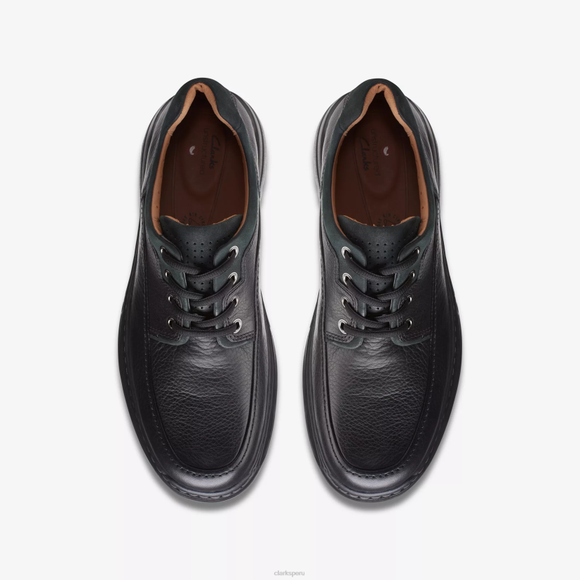 HZVP760 encaje brawley cuero negro Clarks