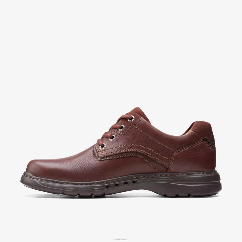 HZVP763 ritmo de pelea cuero caoba Clarks