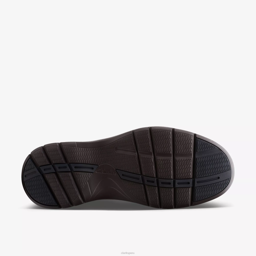 HZVP763 ritmo de pelea cuero caoba Clarks