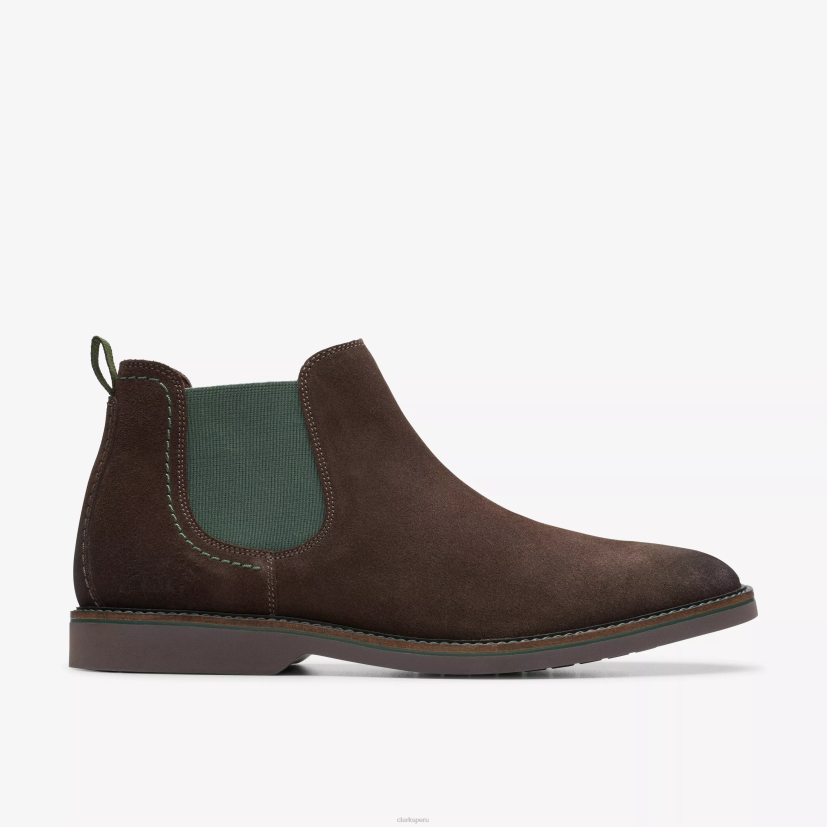 HZVP765 ático lt superior gamuza marrón oscuro Clarks