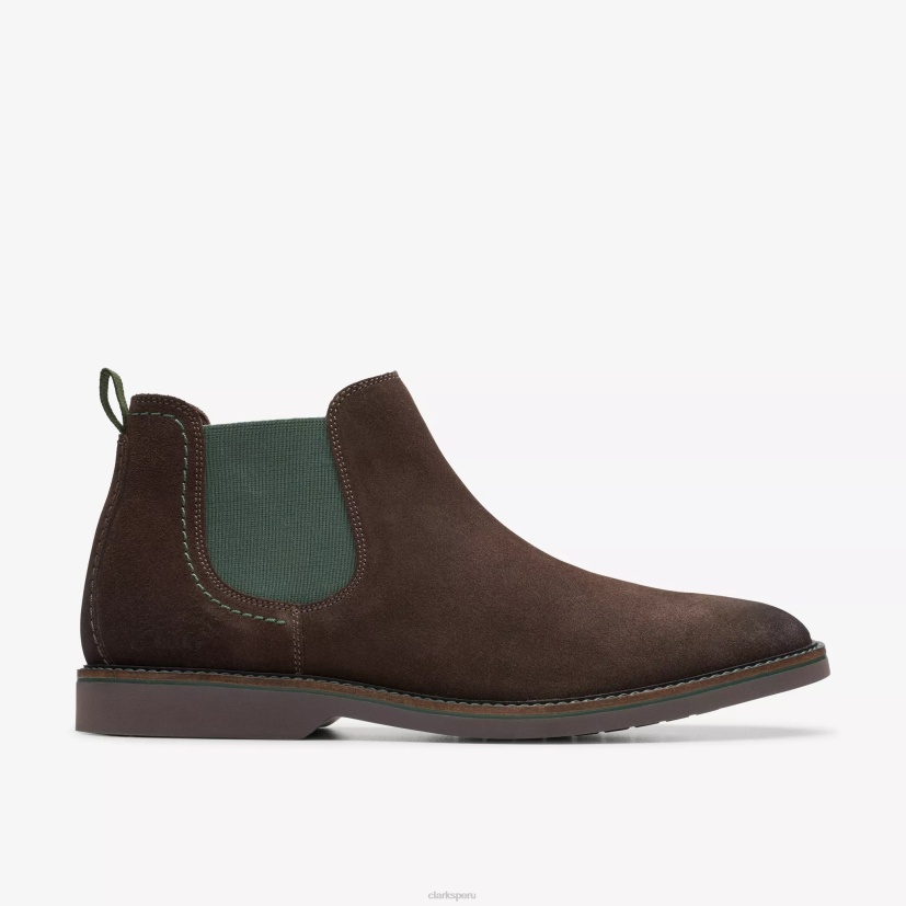 HZVP765 ático lt superior gamuza marrón oscuro Clarks
