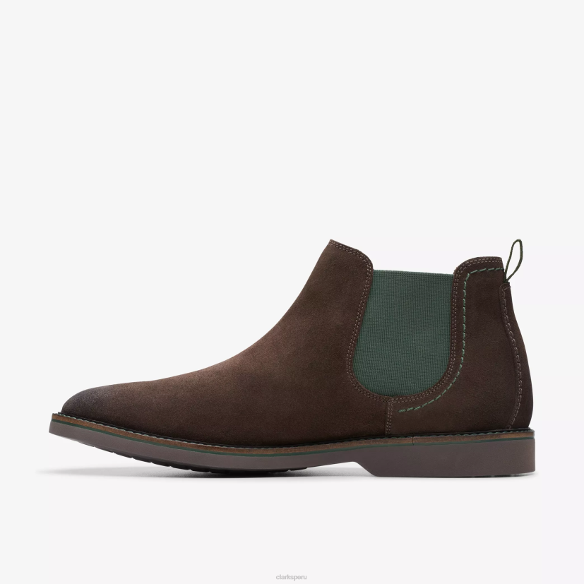 HZVP765 ático lt superior gamuza marrón oscuro Clarks