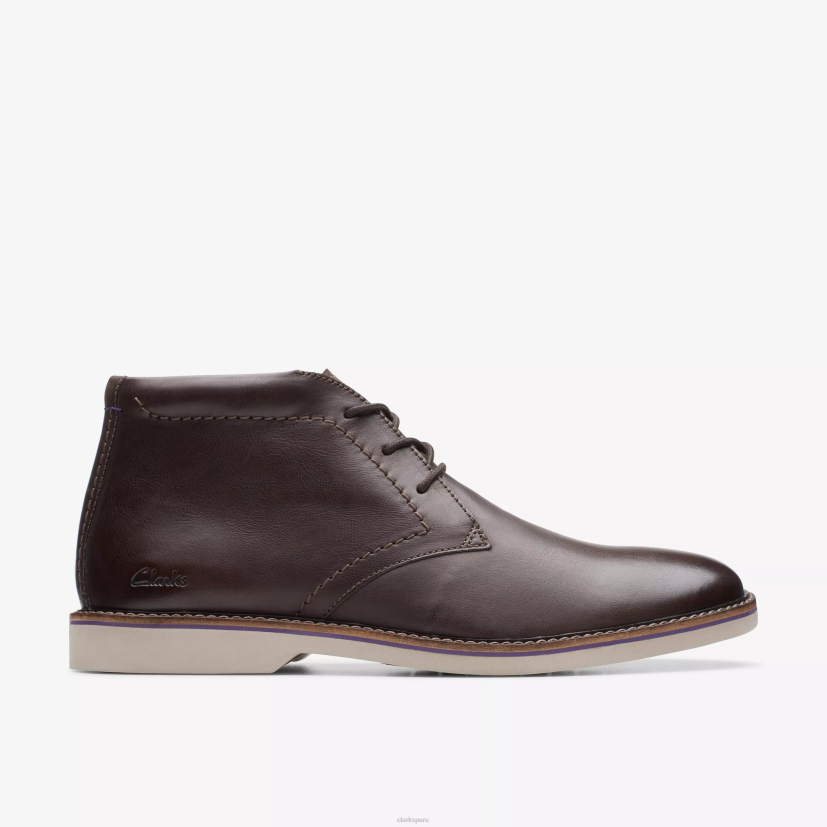 HZVP767 ático lt hola cuero marrón oscuro Clarks