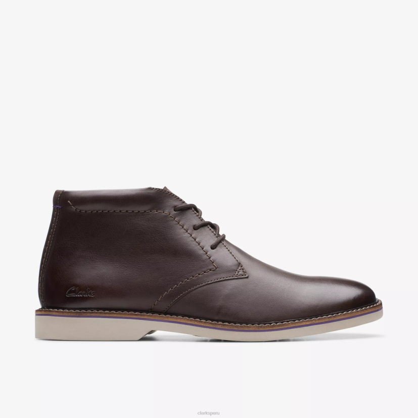 HZVP767 ático lt hola cuero marrón oscuro Clarks