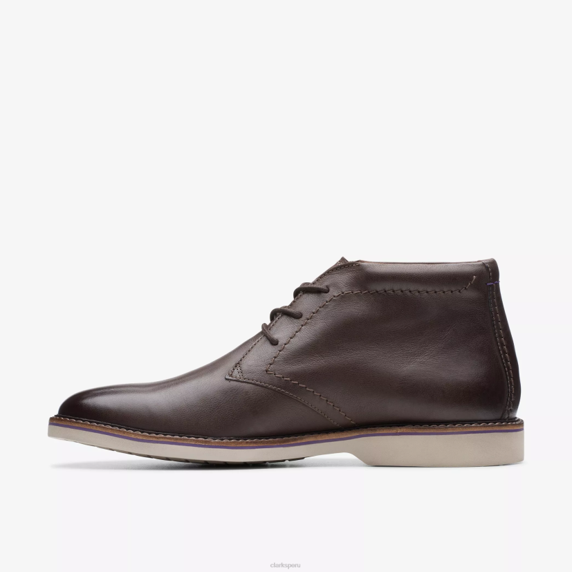 HZVP767 ático lt hola cuero marrón oscuro Clarks