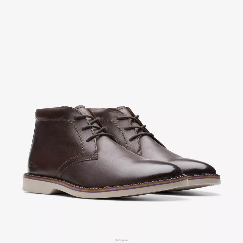 HZVP767 ático lt hola cuero marrón oscuro Clarks