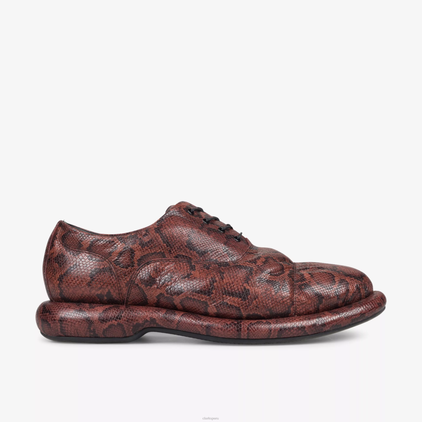 HZVP774 martine rose hombre oxford 1 serpiente marrón Clarks