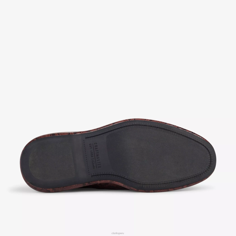 HZVP774 martine rose hombre oxford 1 serpiente marrón Clarks