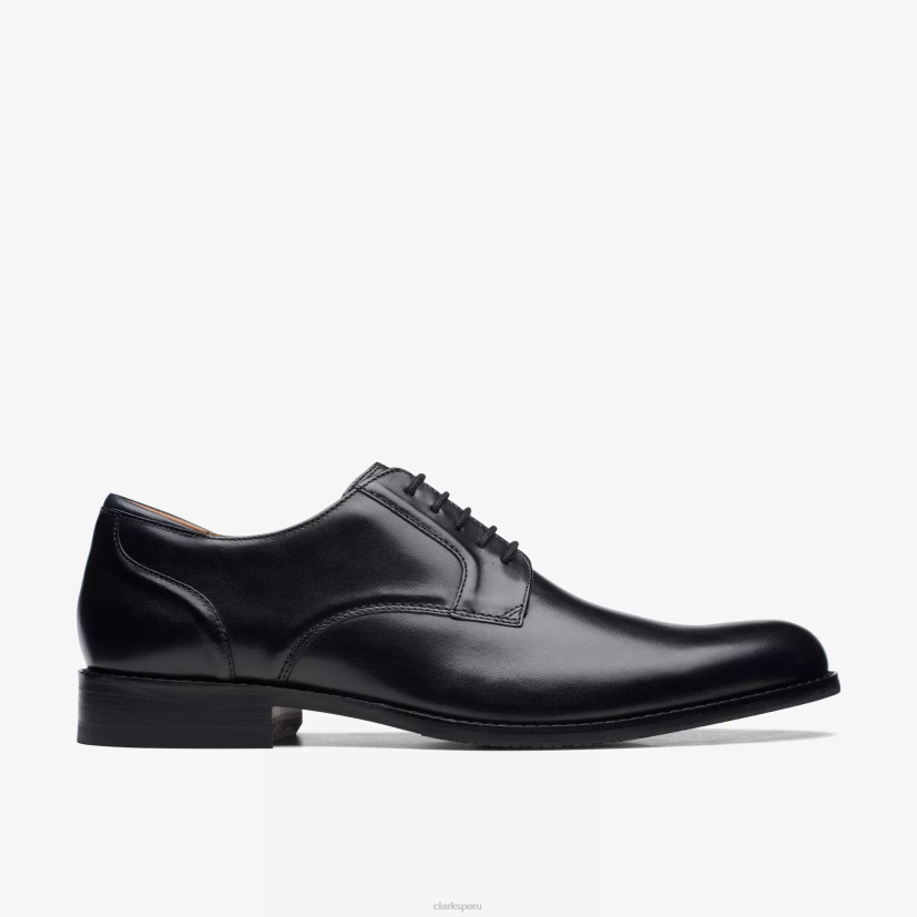 HZVP778 encaje arlo artesanal cuero negro Clarks