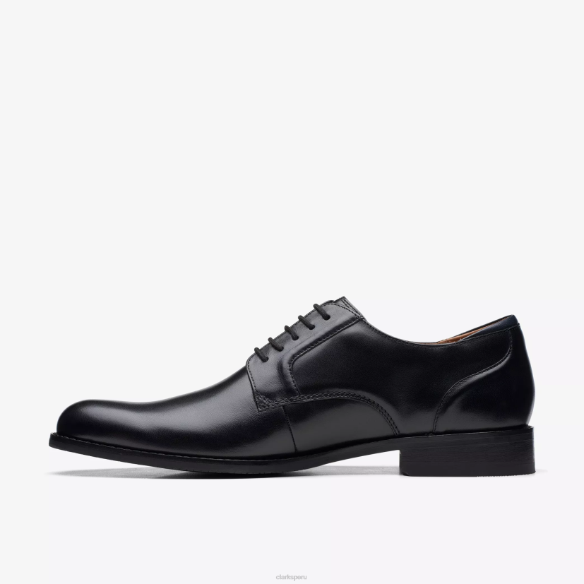 HZVP778 encaje arlo artesanal cuero negro Clarks