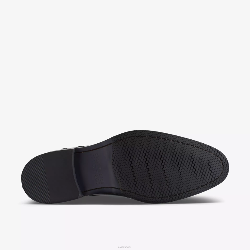 HZVP778 encaje arlo artesanal cuero negro Clarks