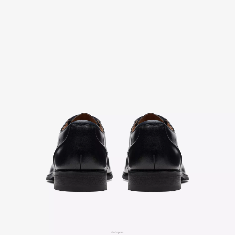 HZVP778 encaje arlo artesanal cuero negro Clarks