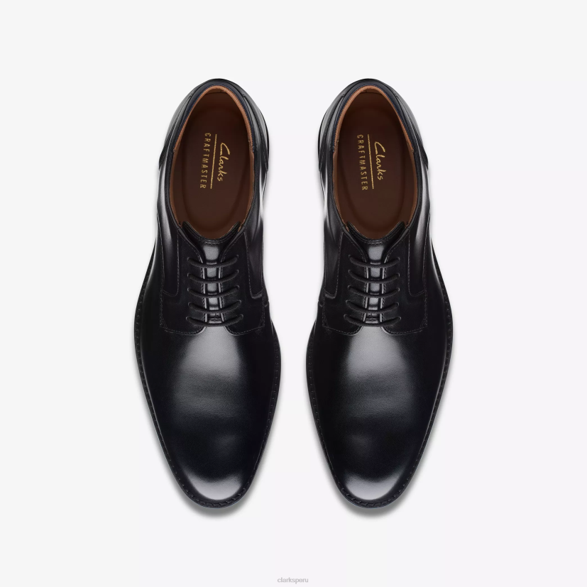 HZVP778 encaje arlo artesanal cuero negro Clarks