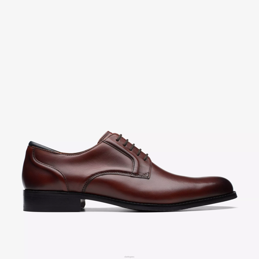 HZVP779 encaje arlo artesanal bronceado británico Clarks