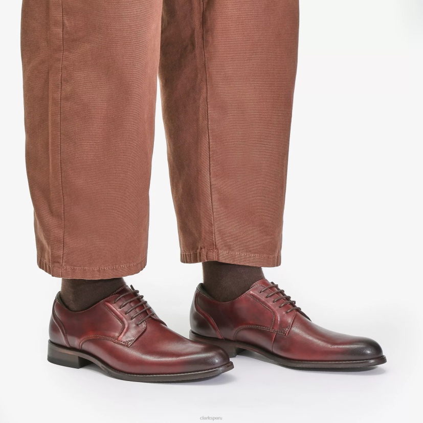 HZVP779 encaje arlo artesanal bronceado británico Clarks